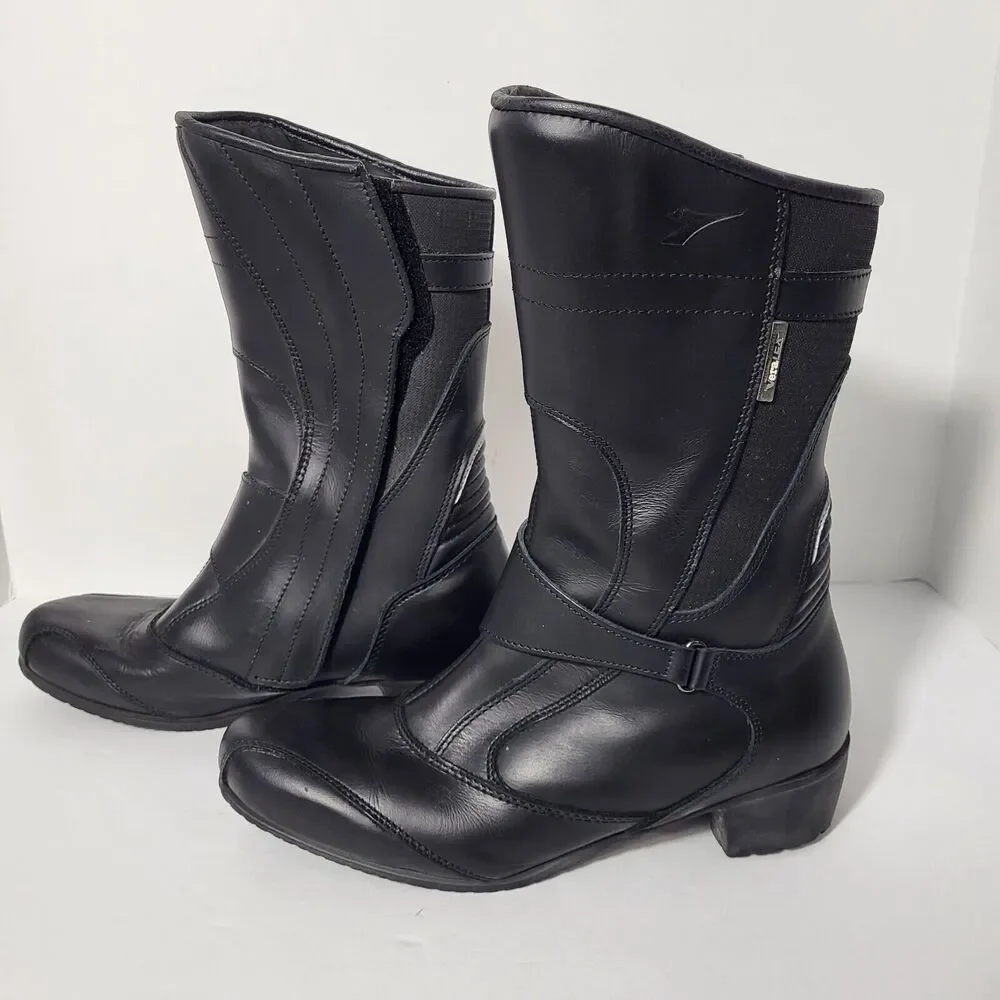 Diadora Black Combat & Moto Boots - Picture 3 of 13